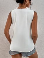 Camicetta pannello in pizzo guipure