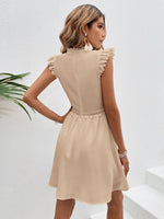 Abiti pannello in pizzo guipure zip retro