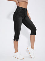 Jeans skinny orlo a fessura capri