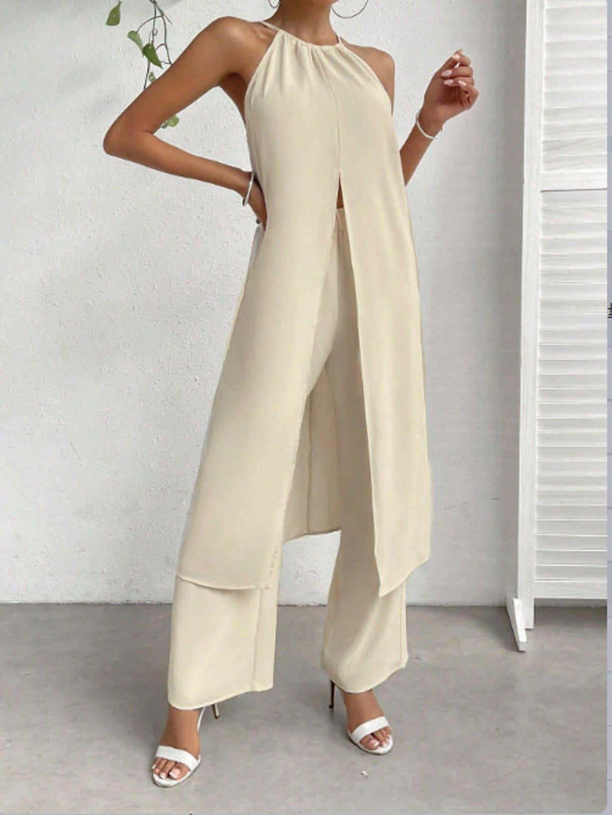 Set Abbigliamento Da Donna A Tinta Unita