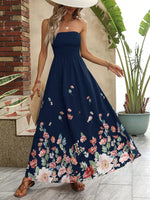 Abito tubo con stampa floreale