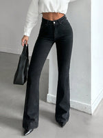 Jeans a zampa solidi