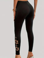 Leggings Skinny A Vita Alta, Leggings Elasticizzati Casual Per Tutti I Giorni