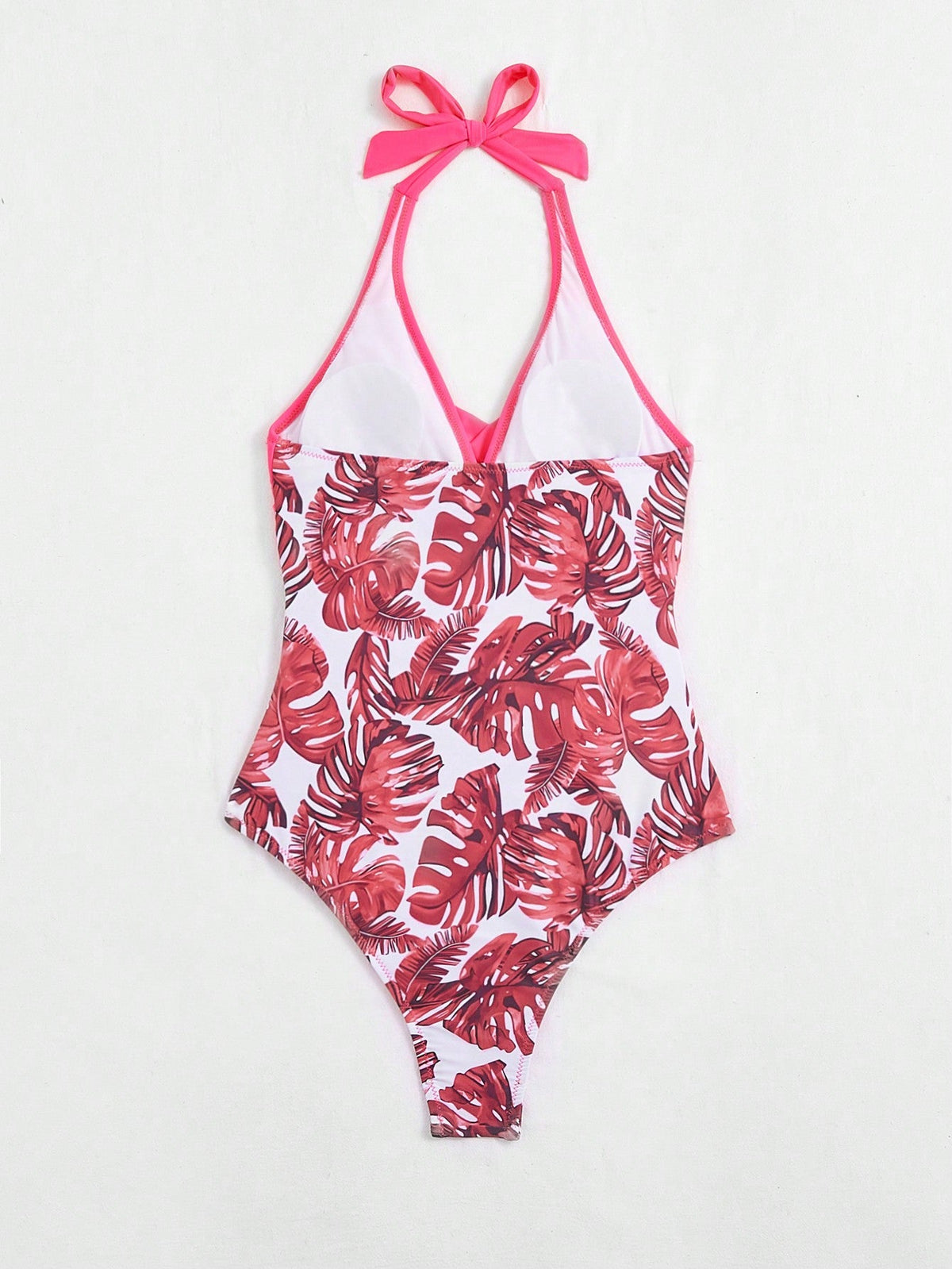 Costume Intero Da Donna Con Stampa Vegetale