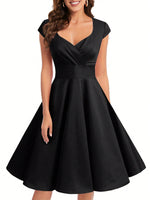 Vestito A Balze Con Scollo A Cuore