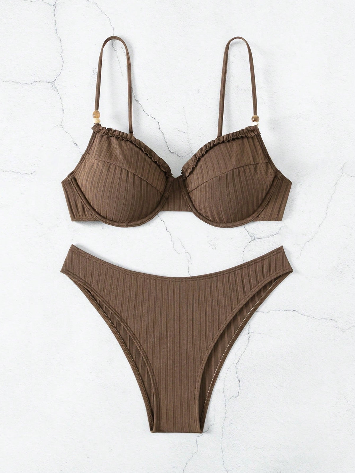 Bikini De Punto De Costilla S—lido