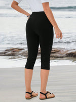 Leggings casual in maglia corta per donne