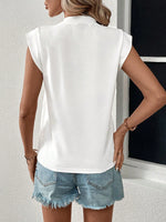 Maglietta estiva casual e semplice con collo a giro e motivo a cuore per donne, Love Love Love