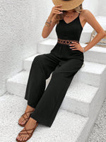 Salopette Da Donna Con Spalline Sottili In Pizzo E Cintura In Vita