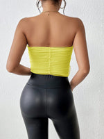 Top A Fascia Con Arricciature E Pieghe Per Donne