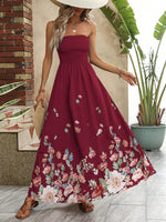 Abito tubo con stampa floreale