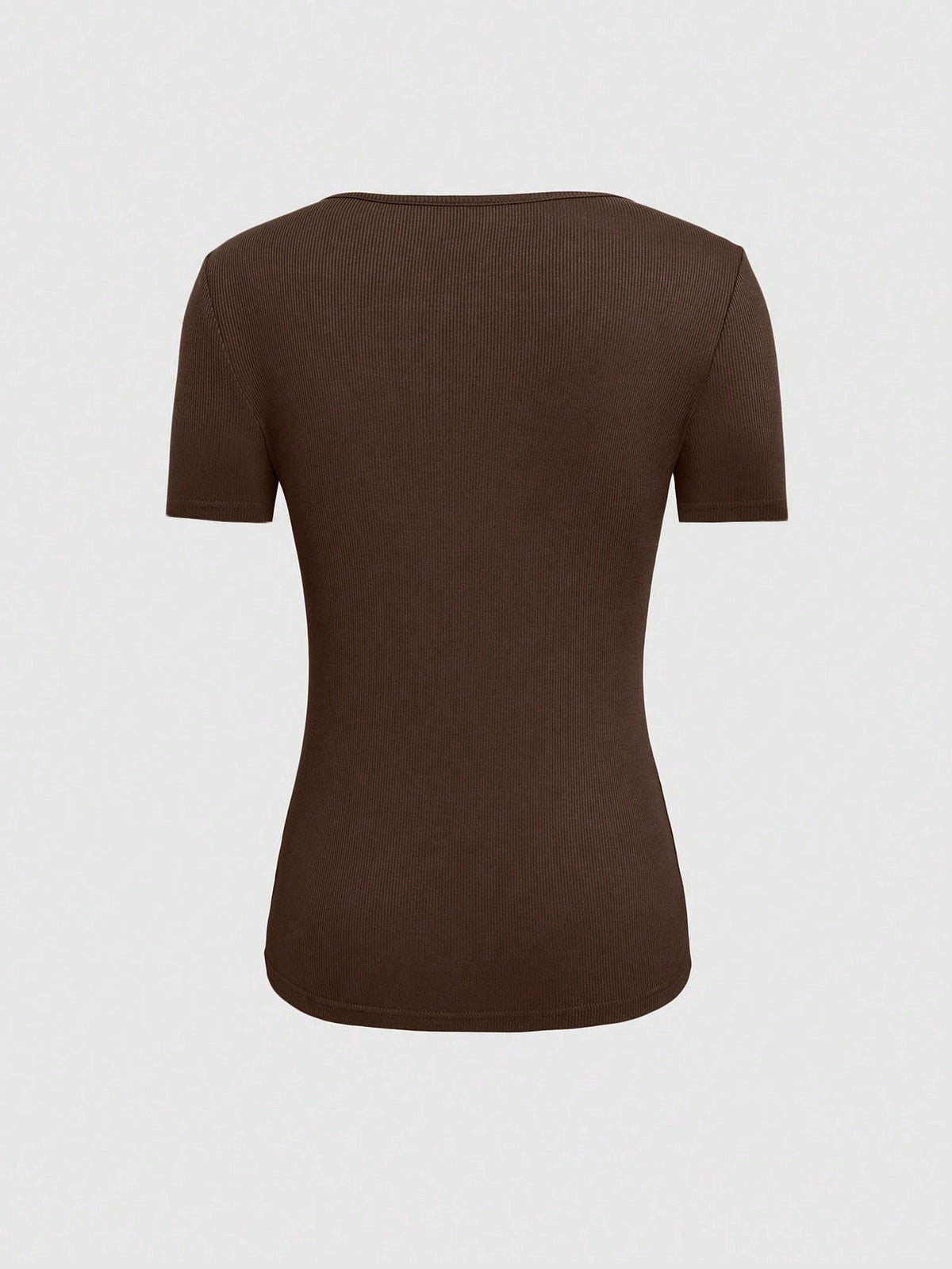 Maglietta A Maniche Corte Con Collo Tondo E Vuoto Per Donne