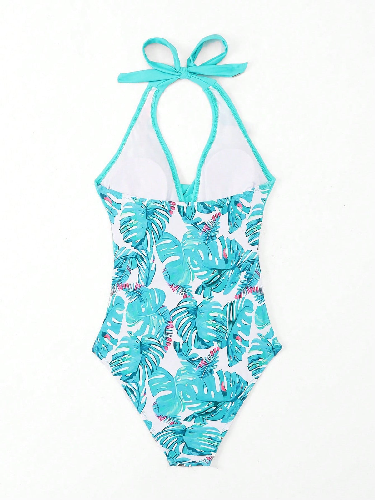 Costume Intero Da Donna Con Stampa Vegetale