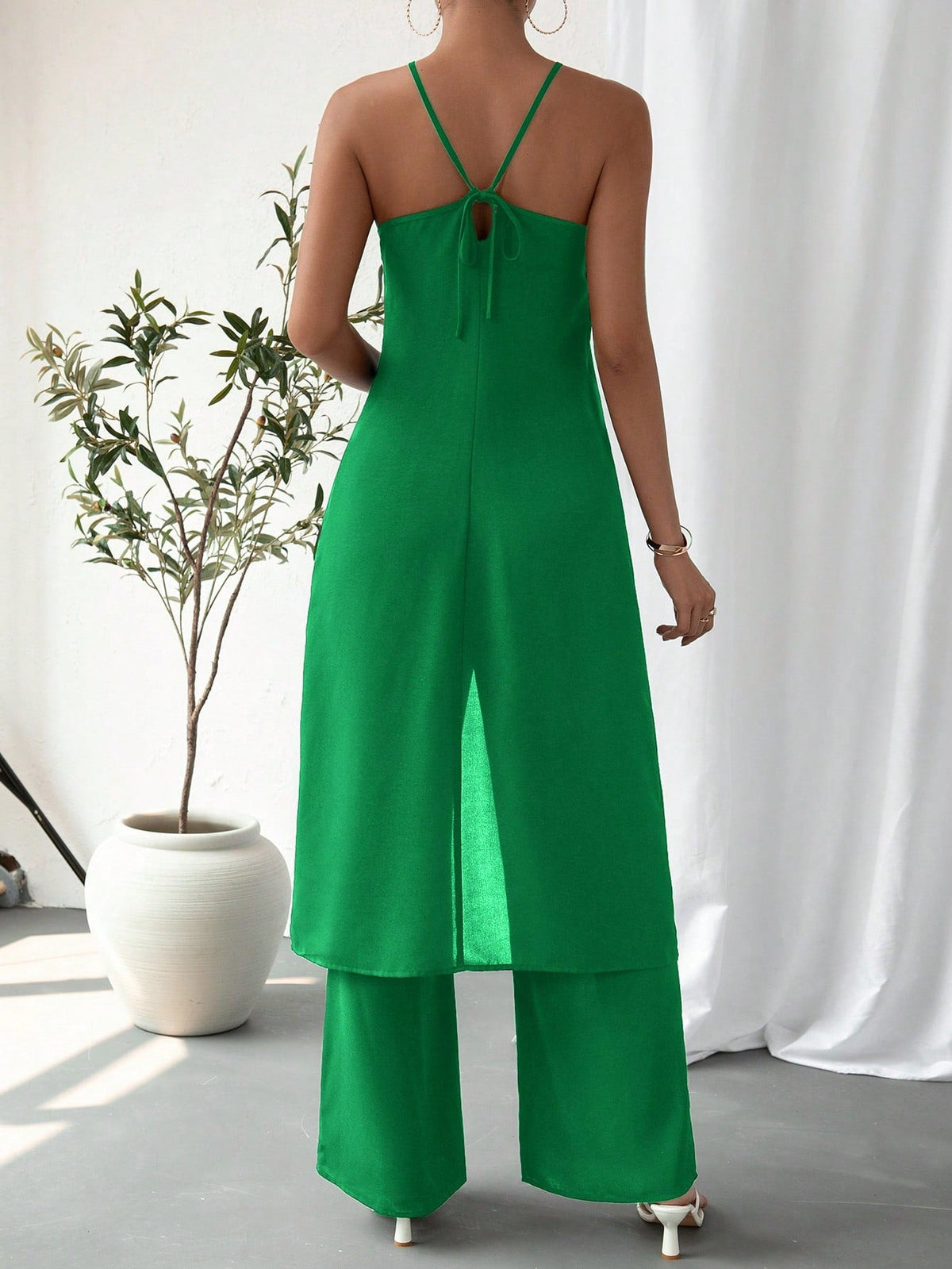 Set Abbigliamento Da Donna A Tinta Unita