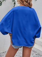 Camicia Casual Con Bottoni Frontali E Collo In Tessuto Testurizzato