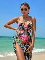 Costume Da Bagno Intero E Gonna Copricostume Set Da 2 Pezzi