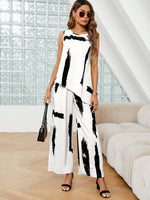 Canotta E Pantaloni Larghi Con Tasche Set Di 2 Pezzi