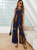 Canotta E Pantaloni Larghi Con Tasche Set Di 2 Pezzi