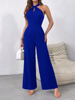 Salopette Senza Maniche A Collo Alto In Maglia Per Donne