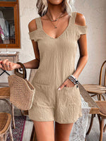 Salopette Per Donna Con Maniche Scoperte E Tasca