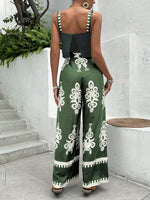 Tuta Larga A Stampa Floreale