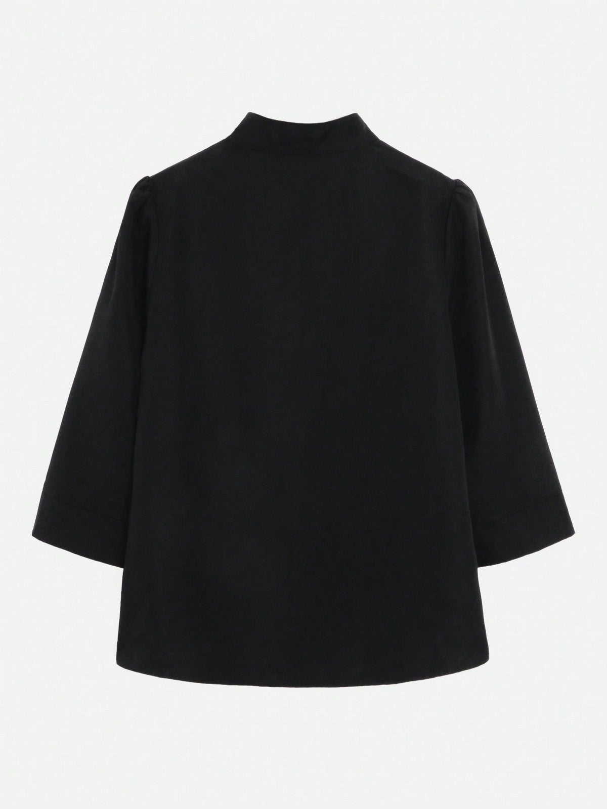 Camicetta Elegante Con Colletto a Stantuffo Per Le Donne Con Colore Solido