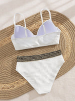 Bikini Push-up Dettaglio a punto a torsione floreale Spiaggia estiva