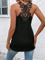 canotta estivo con lace sulla schiena per festival musicali