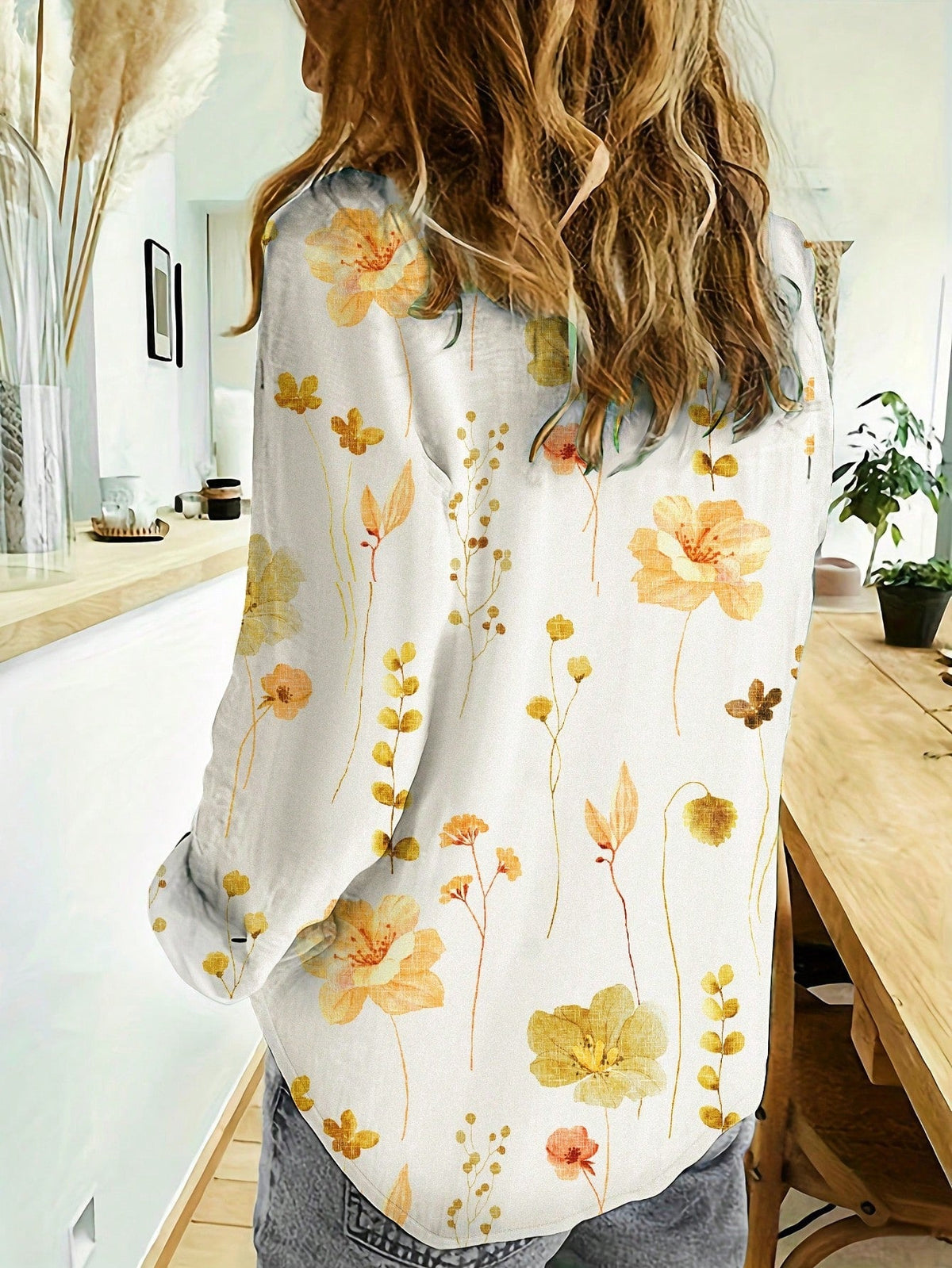 Maglietta a manica lunga stampata Europea e Americana 2024