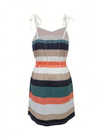 Vestito A Canotta Con Tasca Frontale E Stampa Mimetica E Slogan