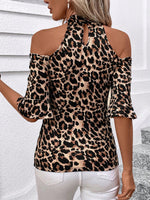 Maglietta slim fit a spalle scoperte per donne adatta per le vacanze