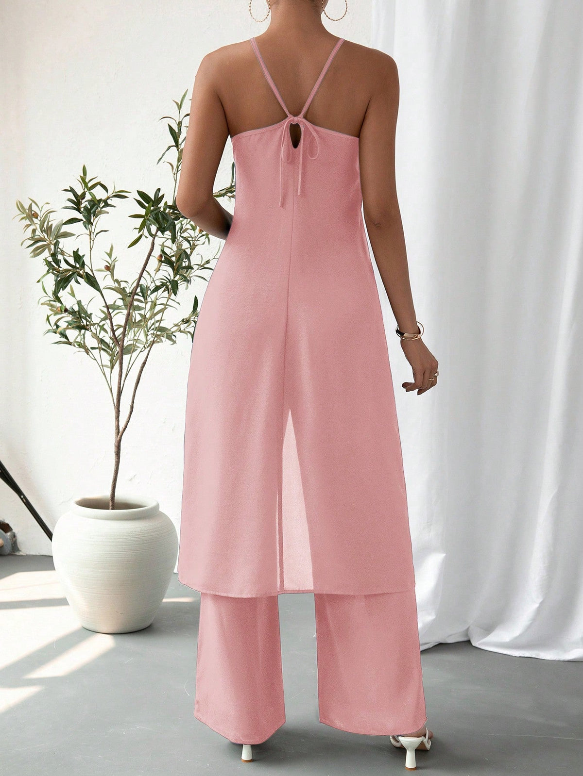 Set Abbigliamento Da Donna A Tinta Unita