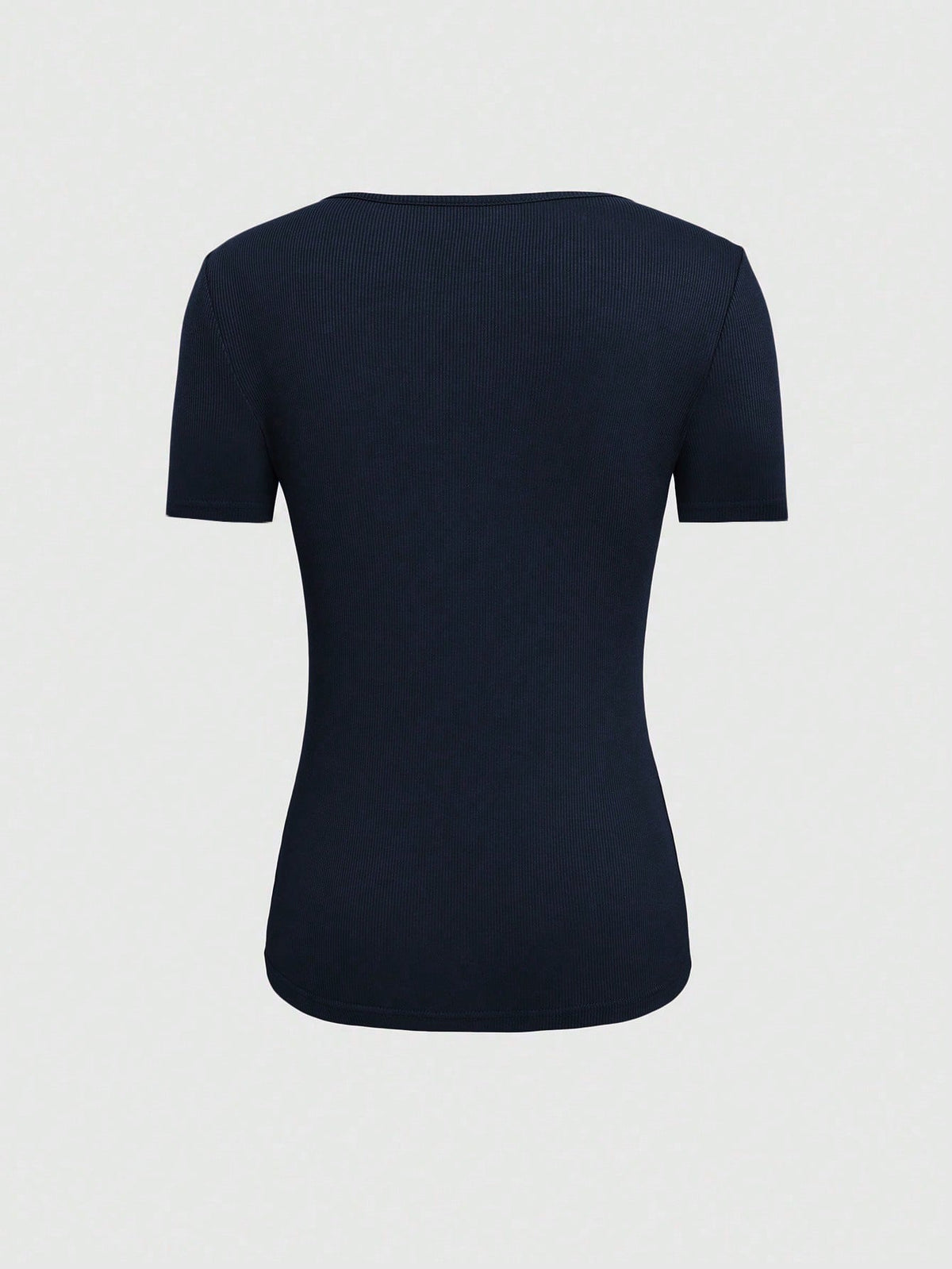 Maglietta A Maniche Corte Con Collo Tondo E Vuoto Per Donne