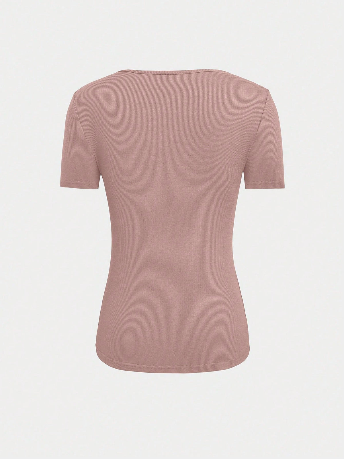 Maglietta A Maniche Corte Con Collo Tondo E Vuoto Per Donne