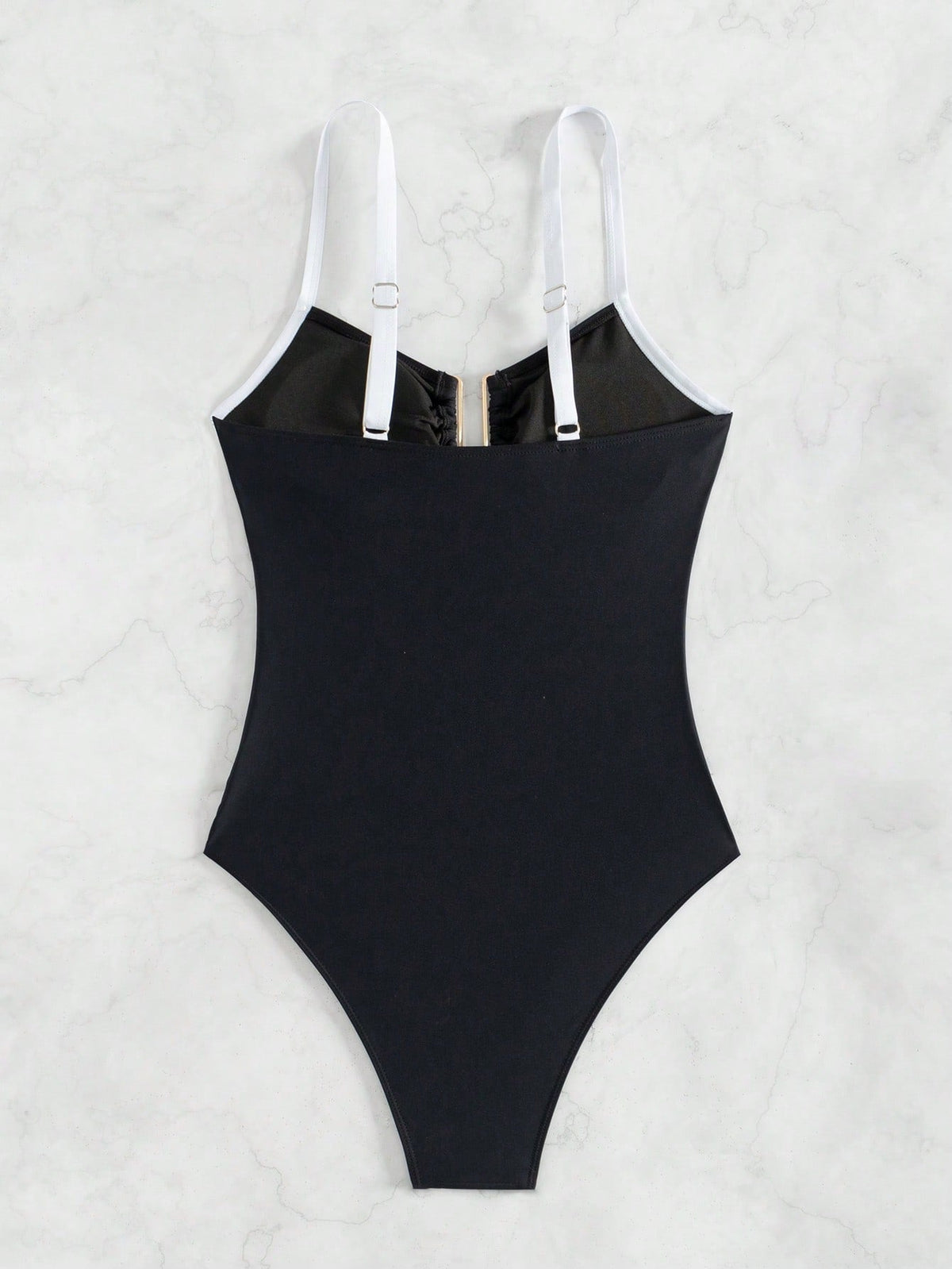 Costume Da Bagno Intero Donna Con Stampa Leopardo E Spalline Sottili