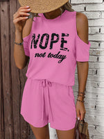 Maglietta & con nodo frontale Shorts