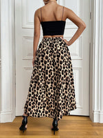 Gonna Midi Con Design Avvolgente Asimmetrico Con Stampa A Tutto Il Giro E Orlo Irregolare