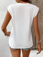 Maglietta Con Motivo A Cuore Glitterato