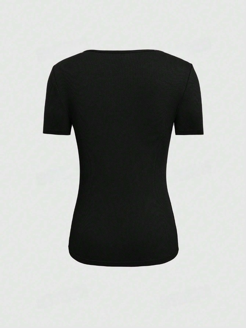 Maglietta A Maniche Corte Con Collo Tondo E Vuoto Per Donne