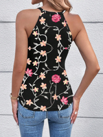 Top A Fascia Con Stampa Integrale Per Signore, Perfetto Per L'estate