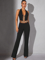 Tuta Elegante Senza Maniche Con Decorazioni