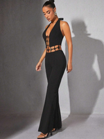 Tuta Elegante Senza Maniche Con Decorazioni