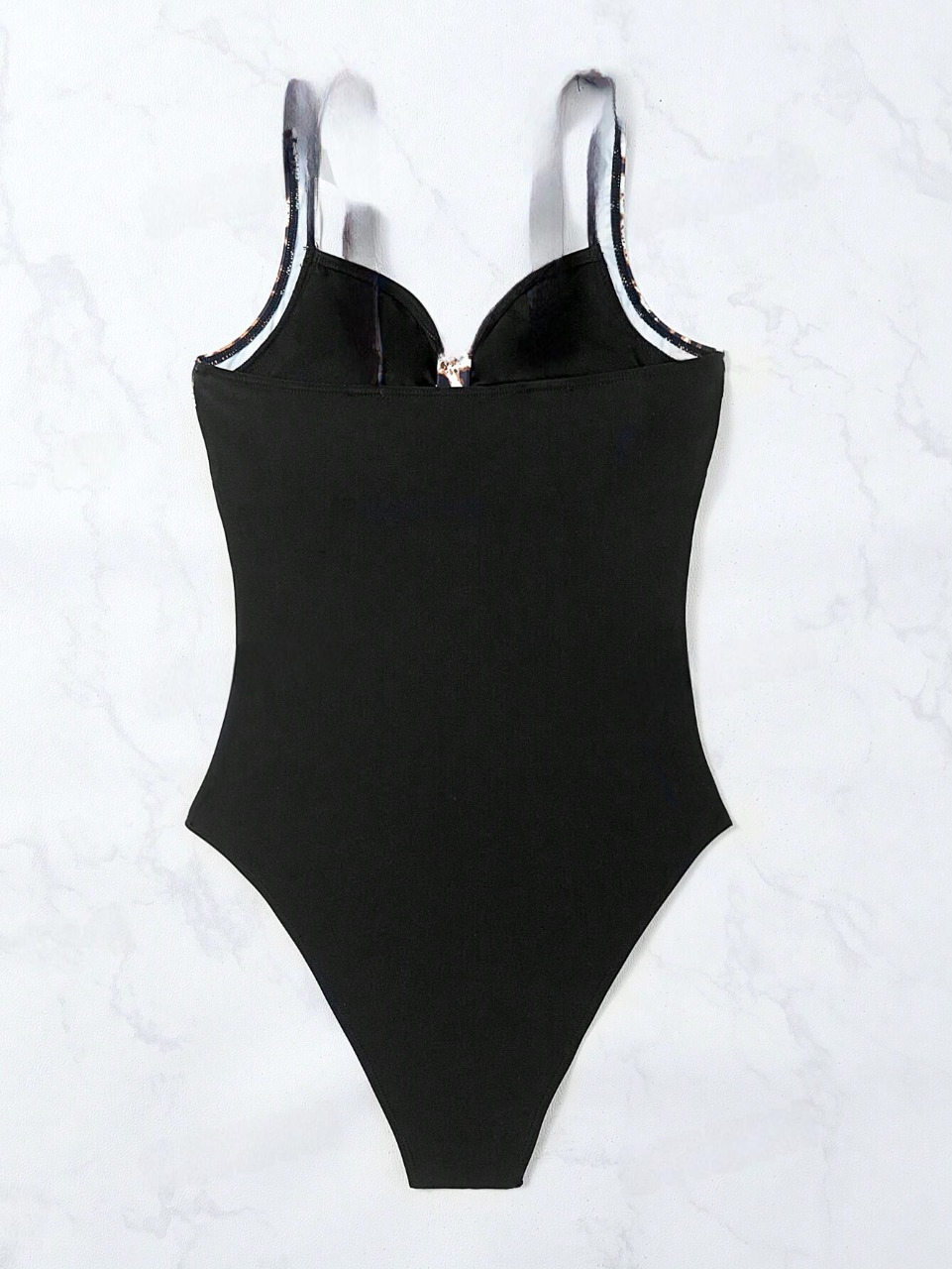 Costume Da Bagno Intero Da Donna Con Stampa Leopardata E Design A Patchwork