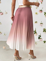 Gonna plissettata sfumato