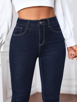 Jeans skinny monocolore