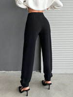 Pantaloni Da Completo Con Dettaglio Bottoni