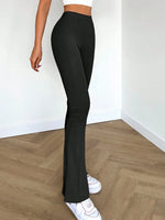 Pantaloni svasati monocolore