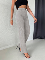 Pantaloni A Gamba Dritta Per Donne