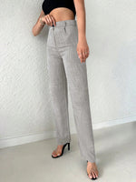 Pantaloni A Gamba Dritta Per Donne