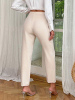 Pantaloni da donna con fibbia a parete